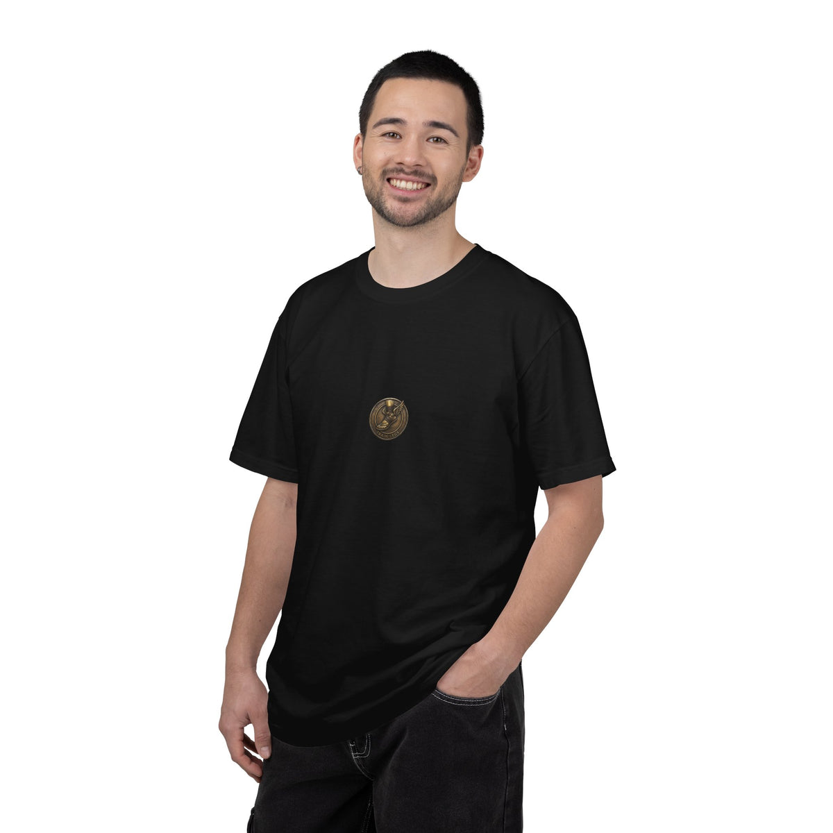 ForgedLoot - Train Legs Tee - Black - person-1 | color:Black
