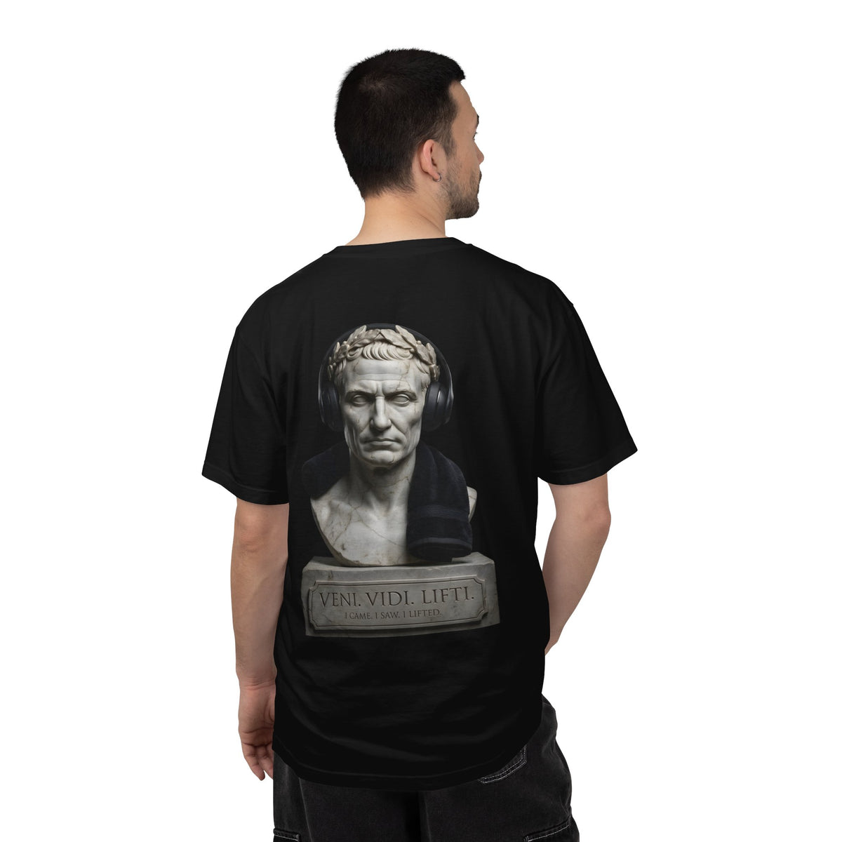 ForgedLoot - Veni Vidi Lifti Tee - Black - person-1 | color:Black