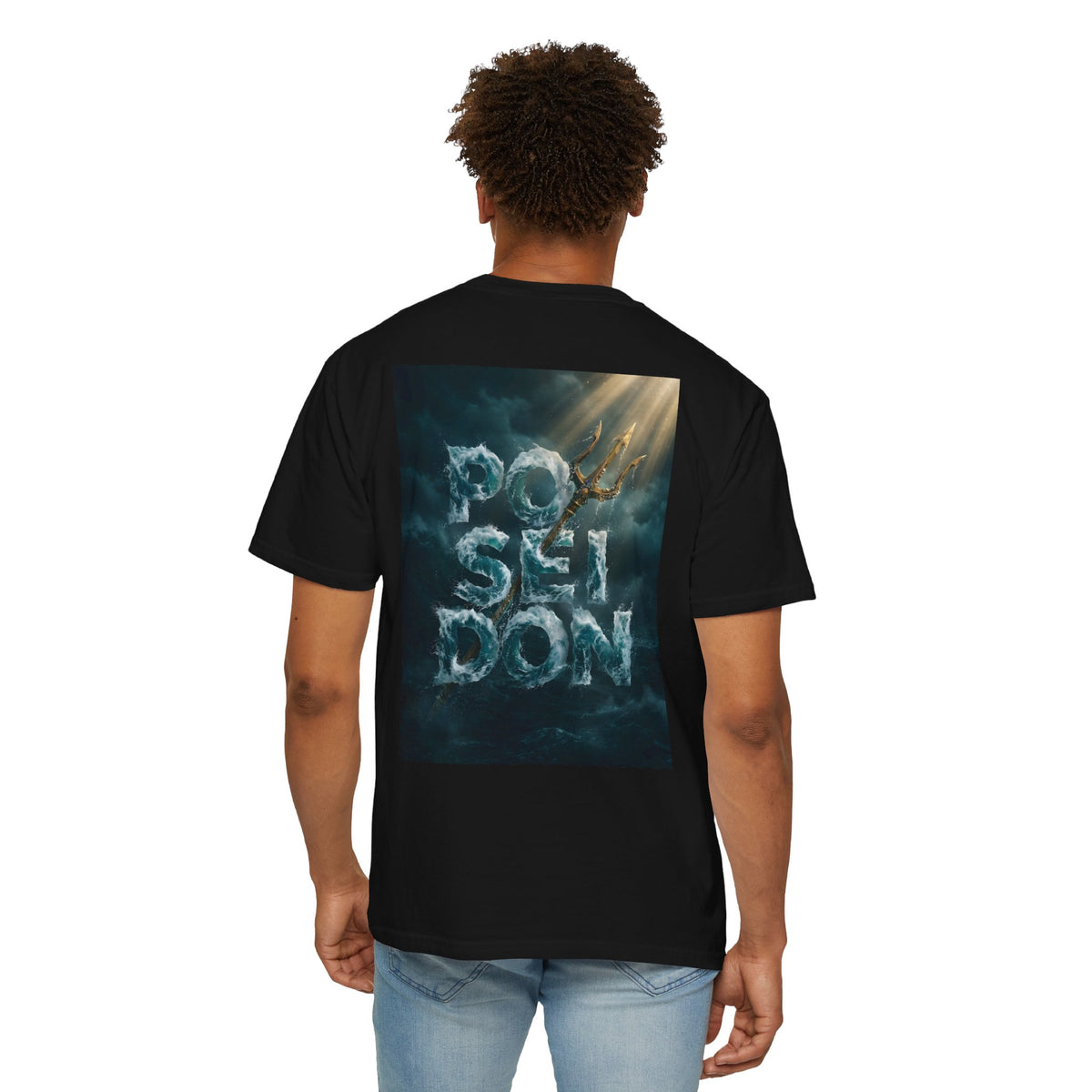 ForgedLoot - Poseidon Tee - Black - person-4 | color:Black