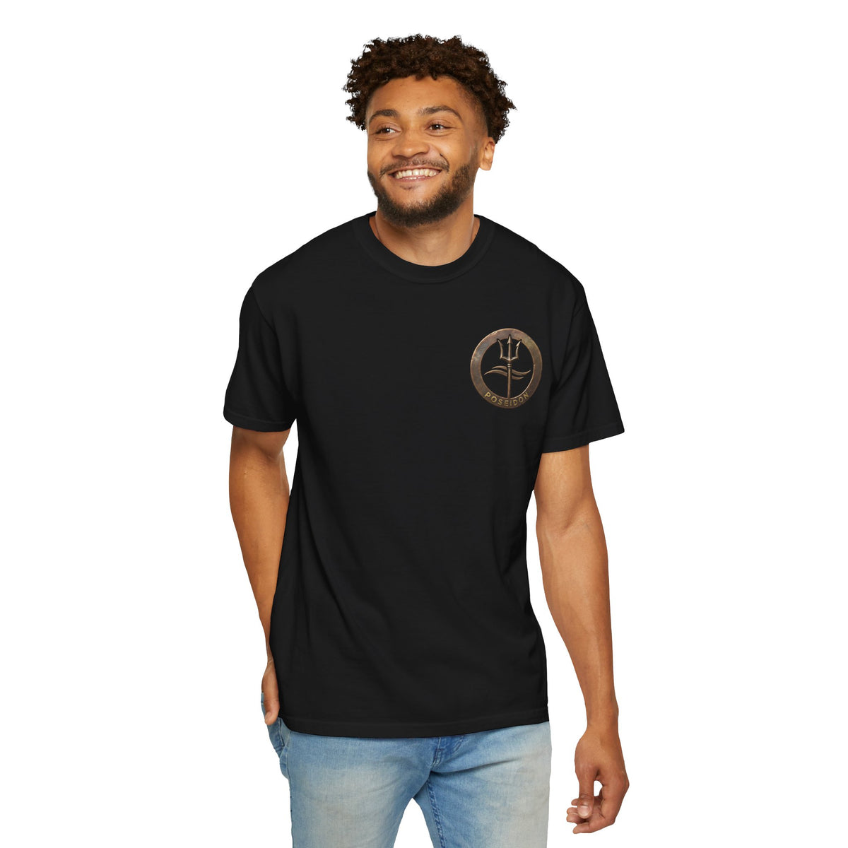 ForgedLoot - Poseidon Tee - Black - person-4 | color:Black