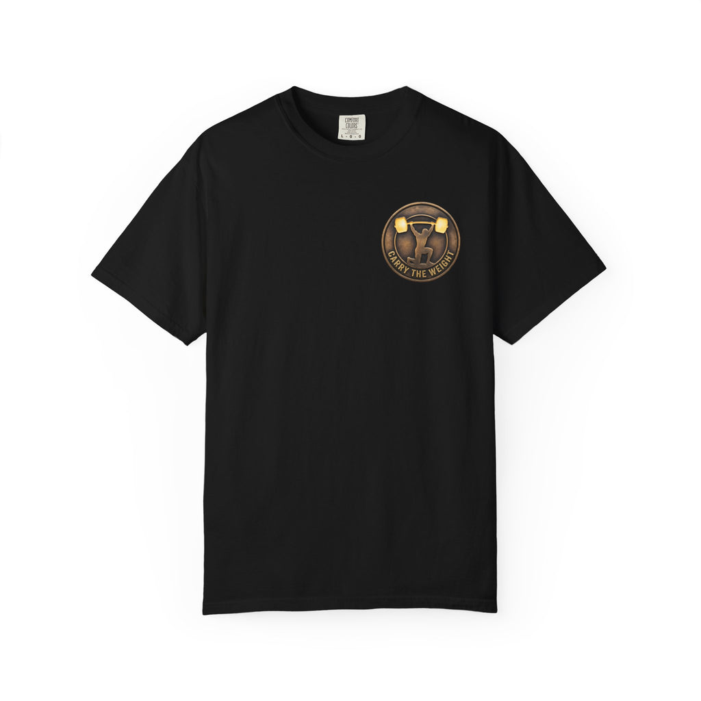 ForgedLoot - Carry The Weight Tee - Black - front | color:Black