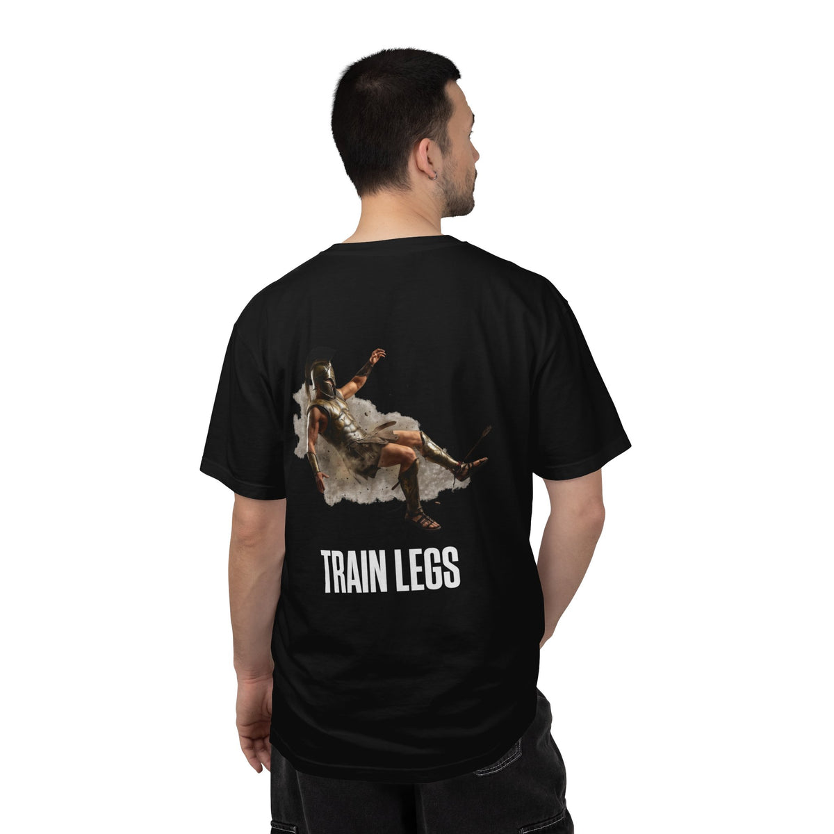 ForgedLoot - Train Legs Tee - Black - person-1 | color:Black