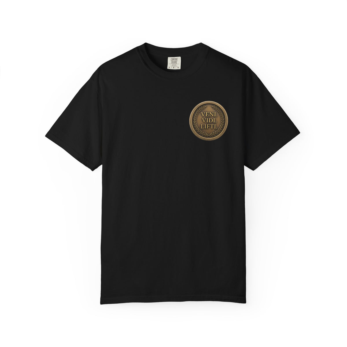 ForgedLoot - Veni Vidi Lifti Tee - Black - front | color:Black