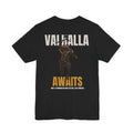 ForgedLoot - Valhalla Awaits Tee - Black - back | color:Black