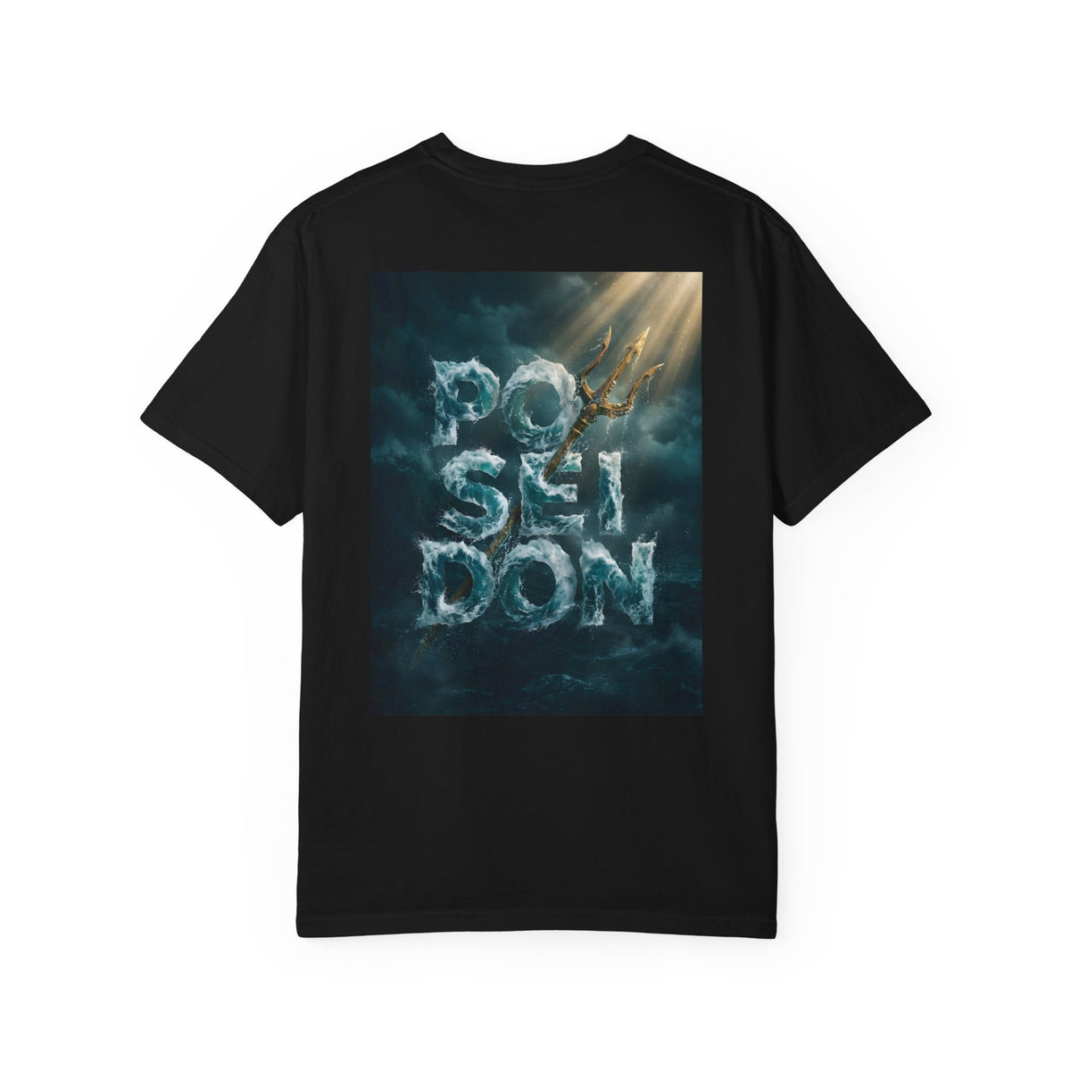 ForgedLoot - Poseidon Tee - Black - back | color:Black