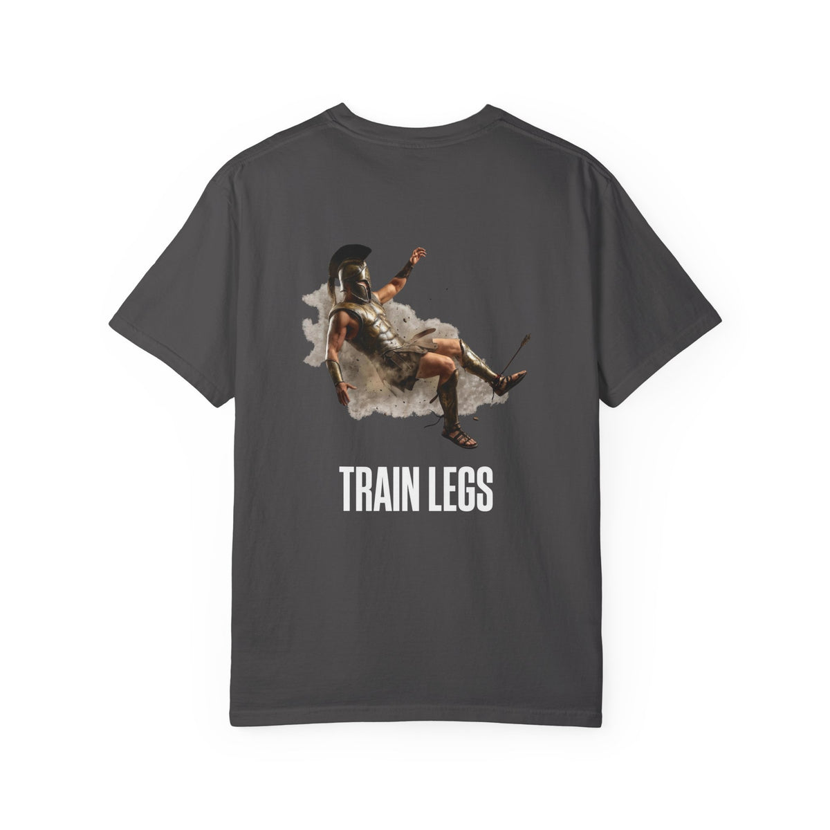 ForgedLoot - Train Legs Tee - Graphite - back | color:Graphite