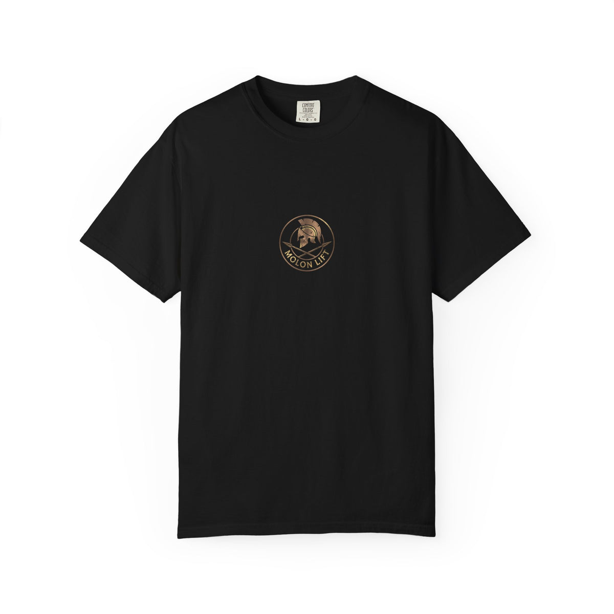 ForgedLoot - Molon Lift Tee - Black - front | color:Black