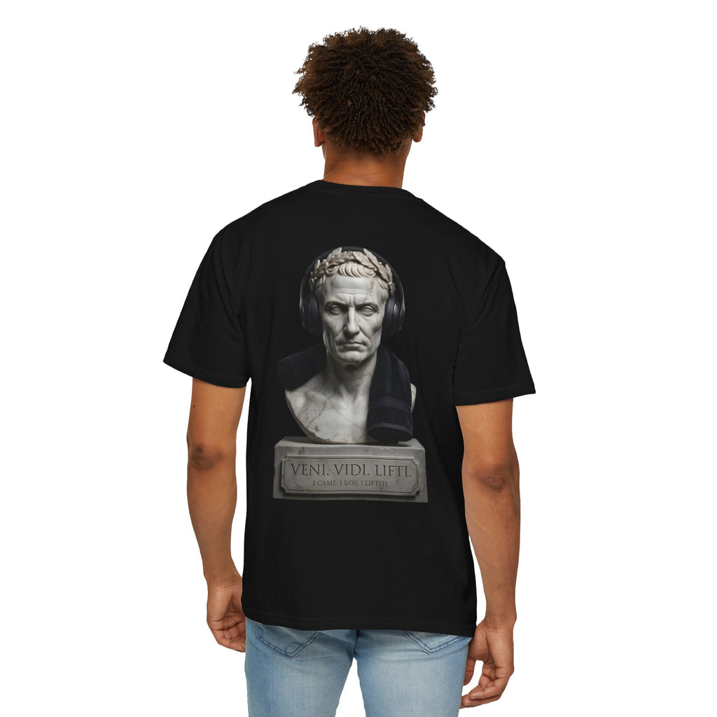 ForgedLoot - Veni Vidi Lifti Tee - Black - person-4 | color:Black