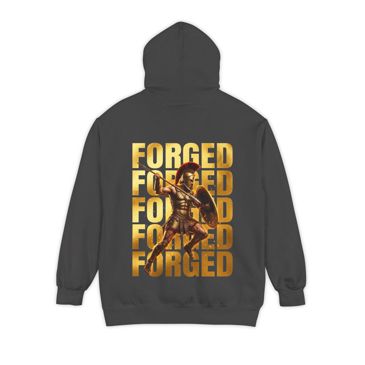 ForgedLoot - Forged Hoodie - Pepper - back | color:Pepper