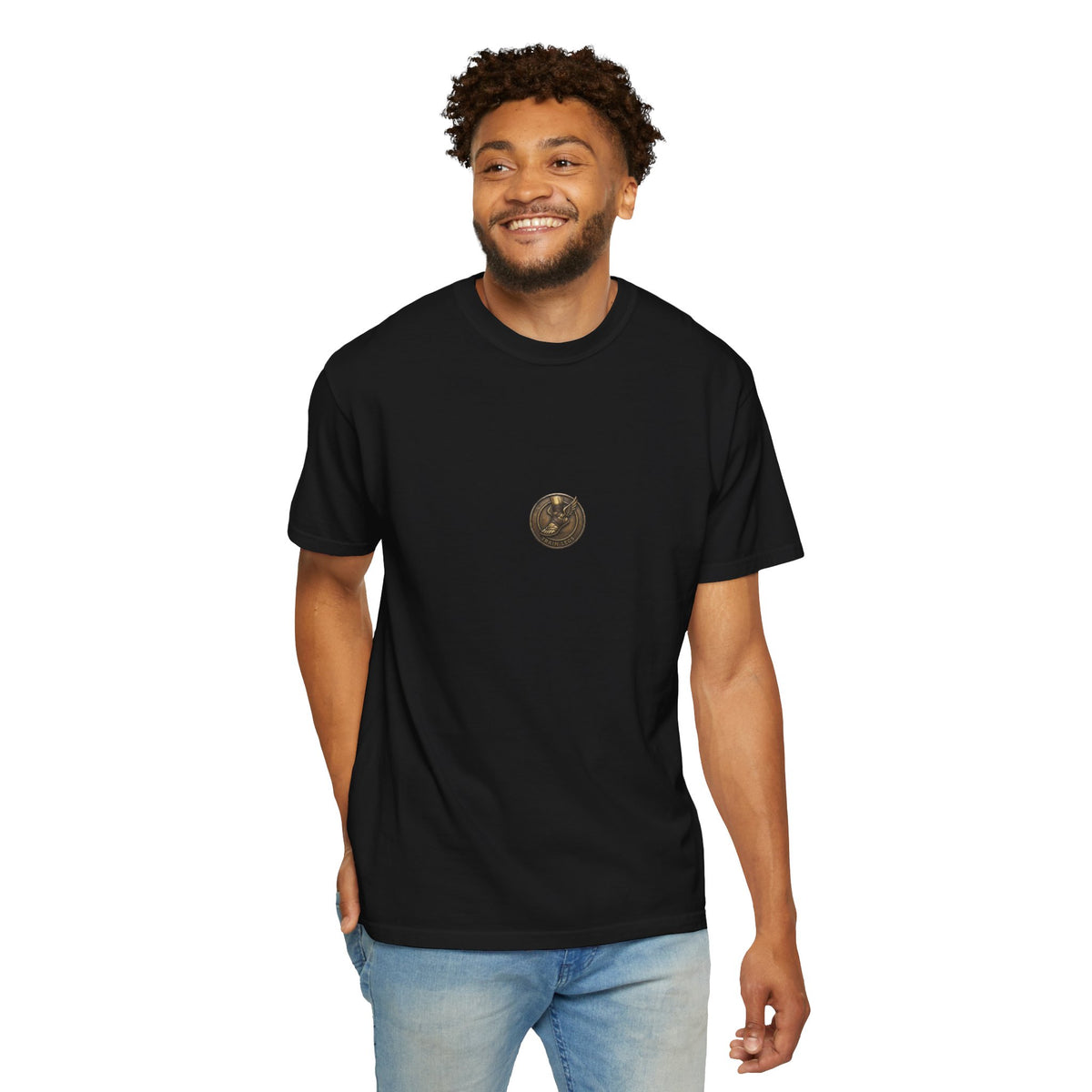 ForgedLoot - Train Legs Tee - Black - person-4 | color:Black
