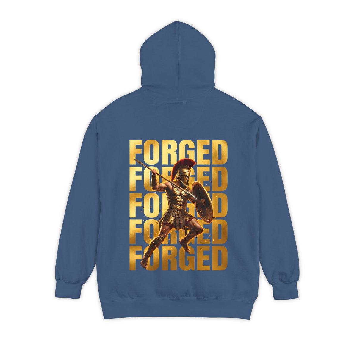 ForgedLoot - Forged Hoodie - True Navy - back | color:True Navy