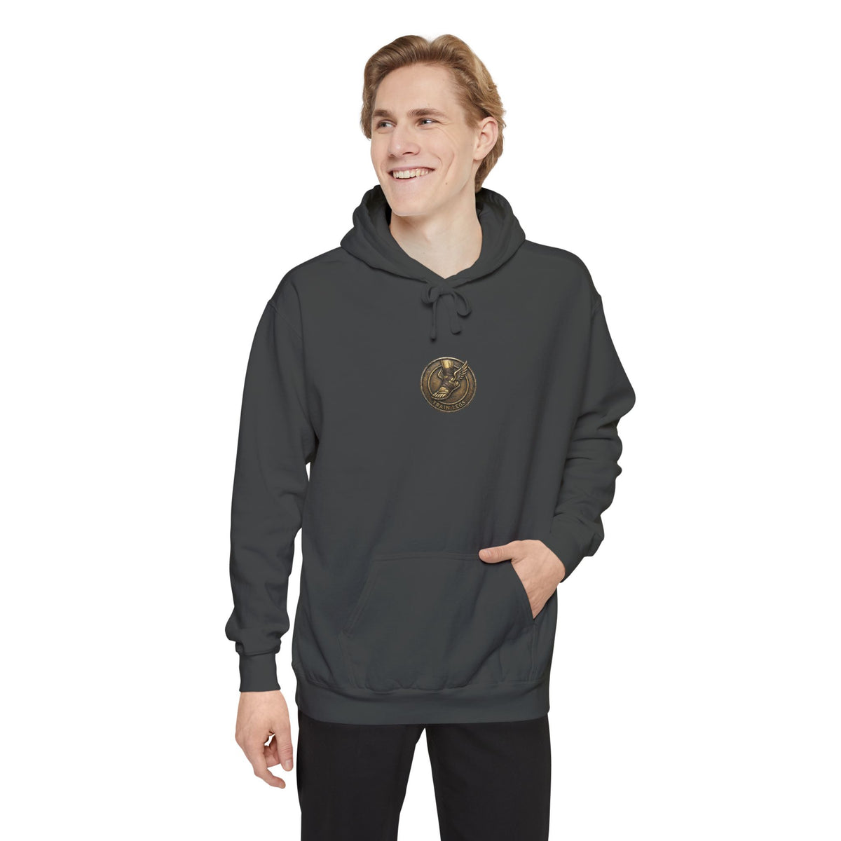 ForgedLoot - Train Legs Hoodie - Pepper - person-2 | color:Pepper