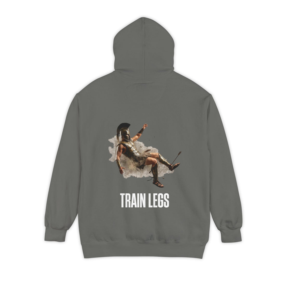 ForgedLoot - Train Legs Hoodie - Grey - back | color:Grey