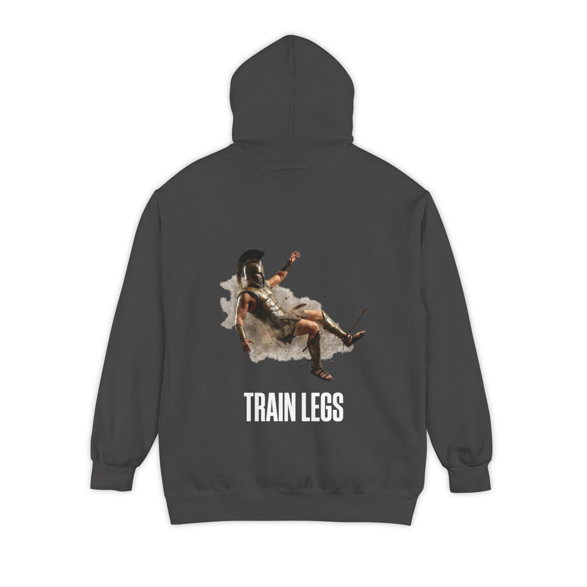 ForgedLoot - Train Legs Hoodie - Pepper - back | color:Pepper