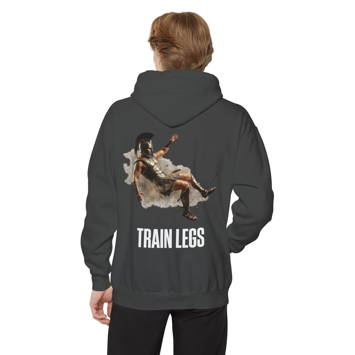 ForgedLoot - Train Legs Hoodie - Pepper - person-2 | color:Pepper