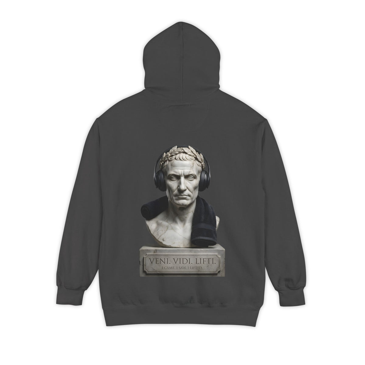 ForgedLoot - Veni Vidi Lifti Hoodie - Pepper - back | color:Pepper