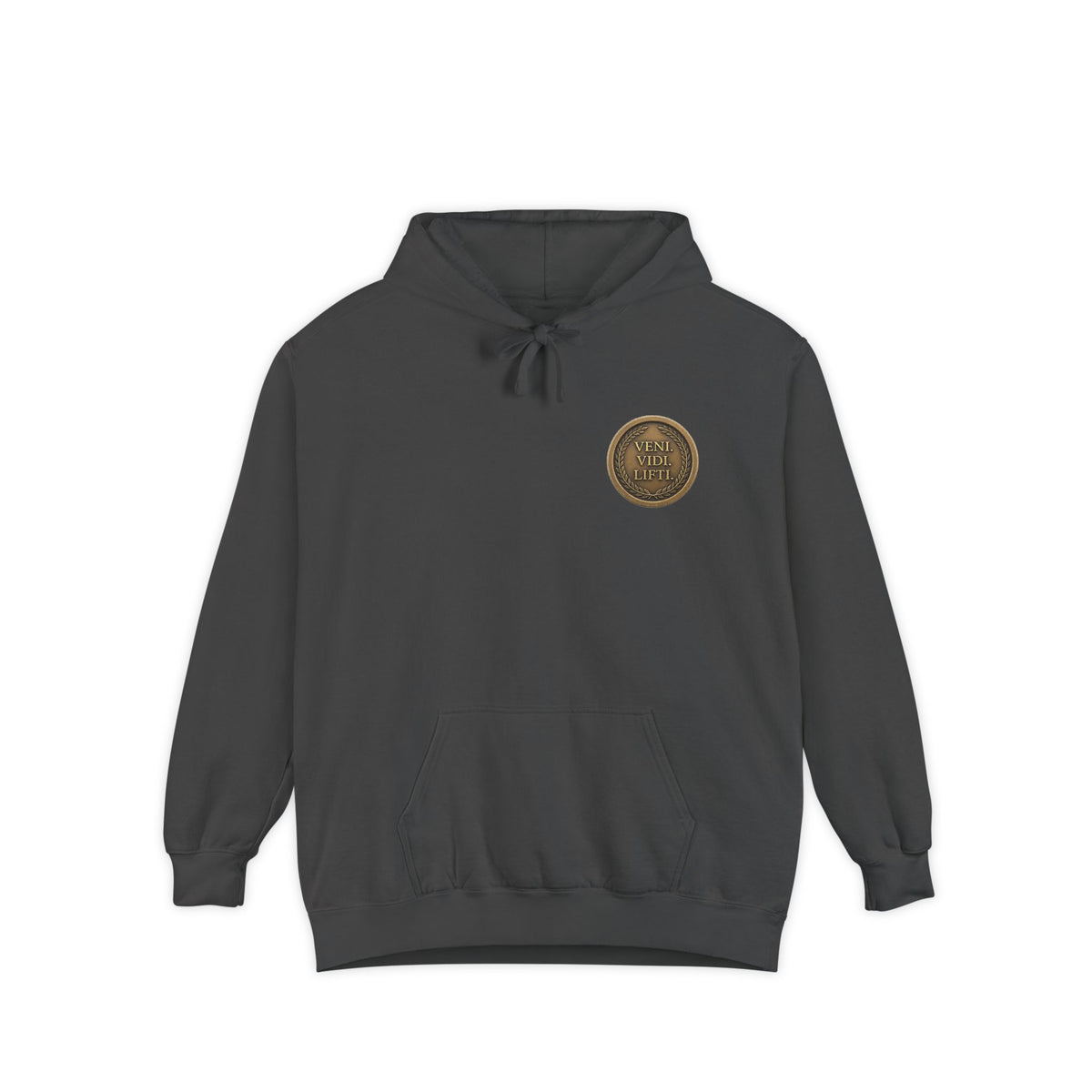 ForgedLoot - Veni Vidi Lifti Hoodie - Pepper - front | color:Pepper