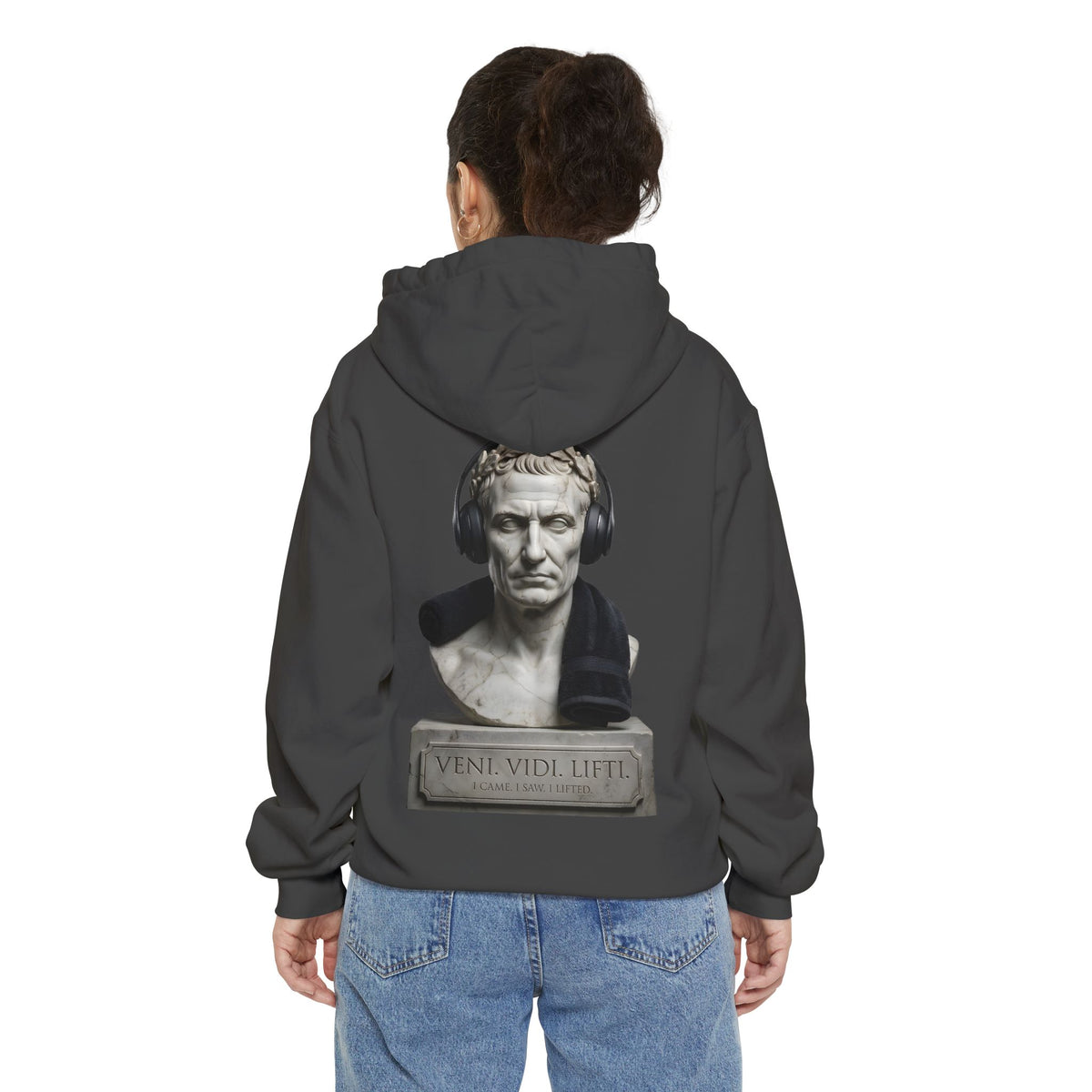 ForgedLoot - Veni Vidi Lifti Hoodie - Pepper - person-1 | color:Pepper