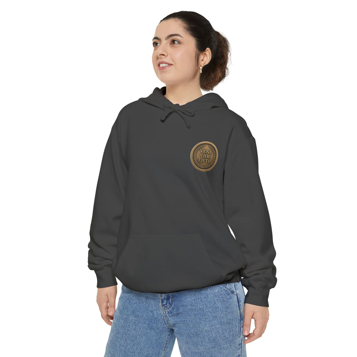 ForgedLoot - Veni Vidi Lifti Hoodie - Pepper - person-1 | color:Pepper