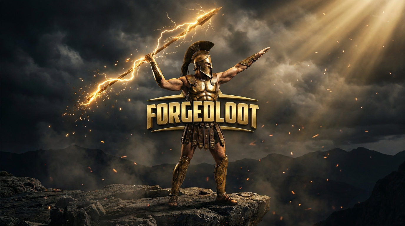 Spartan warrior — ForgedLoot mascot